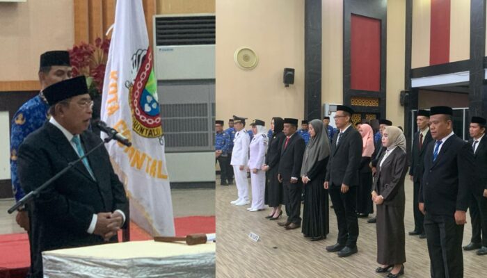 Wali Kota Gorontalo Lantik 15 Pejabat Eselon III, Ini Daftar Lengkapnya