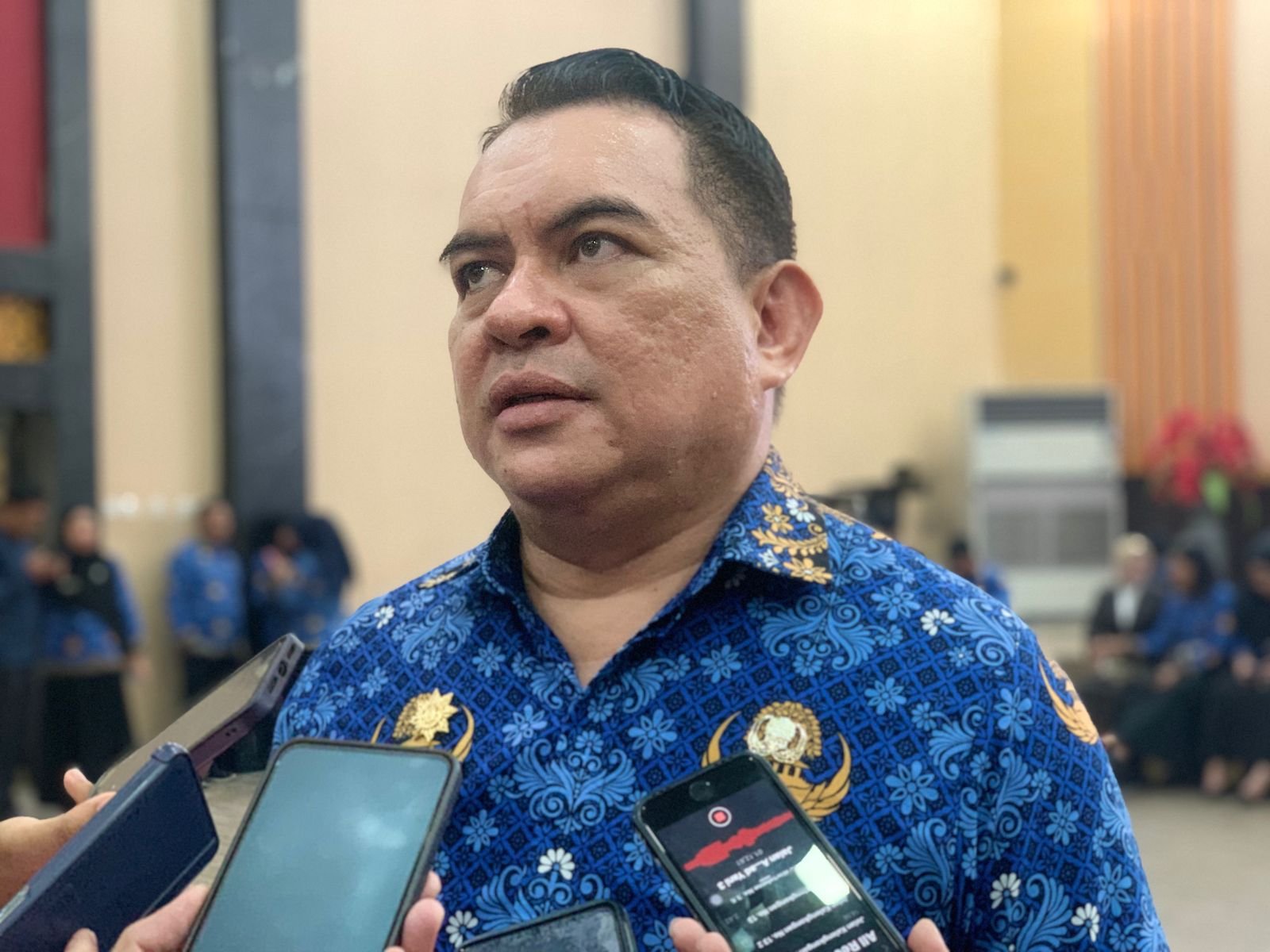 Kepala Badan Kepegawaian Daerah (BKD) Kota Gorontalo, Mukhlis Datau. (Foto: Randa Damaling/Hibata.id)