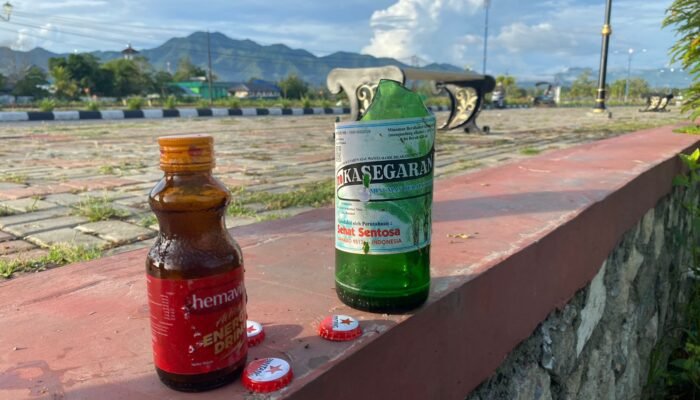 Jejak Pesta Minuman Keras di Balik Ramainya Center Point Bone Bolango