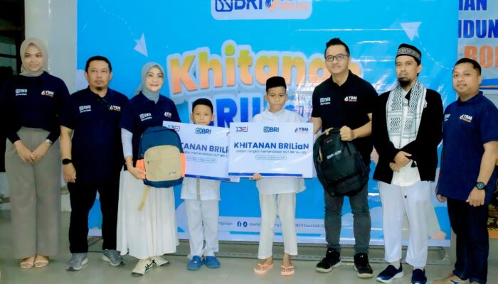 BRI Rayakan HUT ke-130, YBM BRIlian Gorontalo Gelar Khitanan Massal untuk Anak Dhuafa