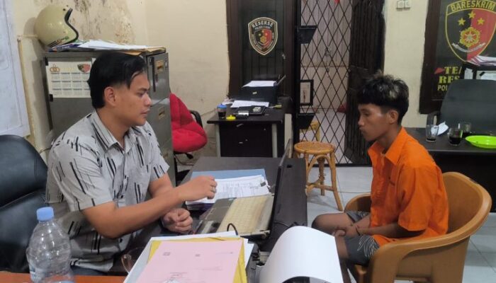 Pagar Tak Terkunci, Motor Raib: Polsek Kalidoni Tangkap Remaja Pelaku Curanmor