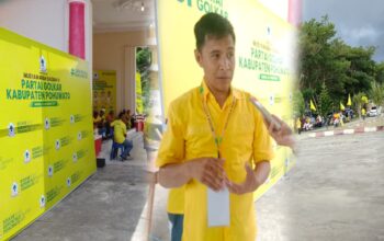 Ketua Panitia Musda, Abdul Irsak. (Foto: Delpri Tahir/Hibata.id)