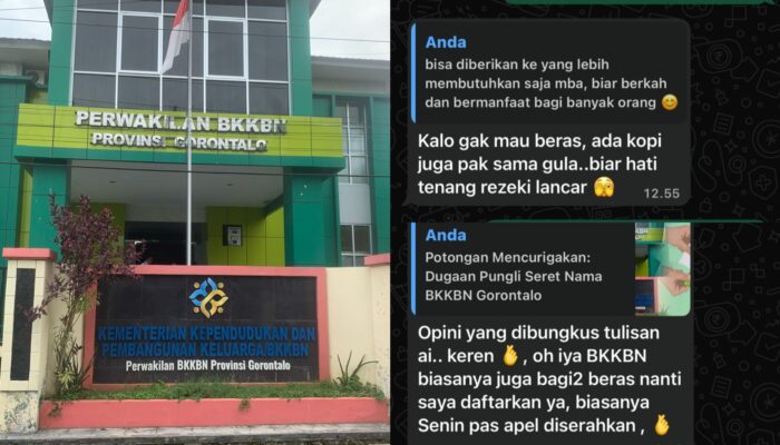 Wartawan Terima Tawaran Sembako Usai Beritakan Dugaan Pungli BKKBN Gorontalo