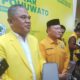 Nasir Giasi kembali terpilih sebagai Ketua Dewan Pimpinan Daerah (DPD) II Partai Golongan Karya (Golkar) Kabupaten Pohuwato. (Foto: Delpri Tahir/Hibata.id)