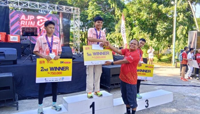Kapolres Pohuwato Amankan AJP Run Fest 2025 di Bundaran Panua