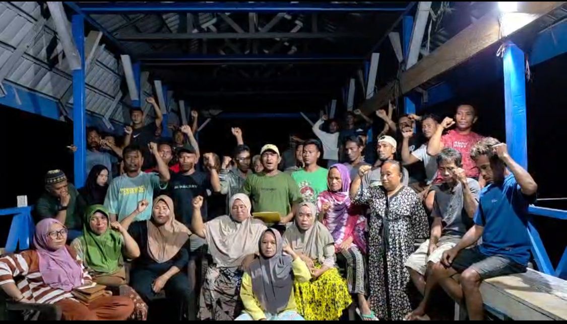 Aliansi Masyarakat Nelayan Pesisir Kabupaten Tojo Una-Una. (Foto: Istw)