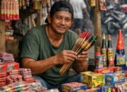 Imbauan Pemerintah Tak Berpengaruh, Pedagang Petasan Tetap Ramai