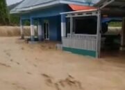 Kondisi banjir yang terjadi di Pohuwato. (Foto: Istw)