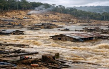 Banjir Hulawa dan Harga Mahal dari Politik Tambang 7 Ilustrasi banjir di Pohuwato. (Foto: AI)