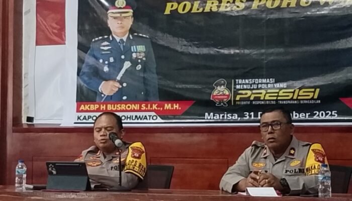 Polres Pohuwato Ungkap Ratusan Kasus Sepanjang Tahun 2025