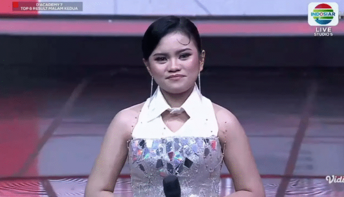 D’Academy 7 Top 6: Mutia Bone Bolango Tersenggol, Tasya ke Babak Top 5