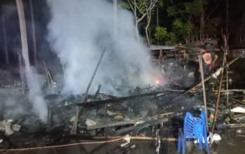 Ditinggal Sekitar 30 Menit, Rumah Warga Palopo Ludes Terbakar