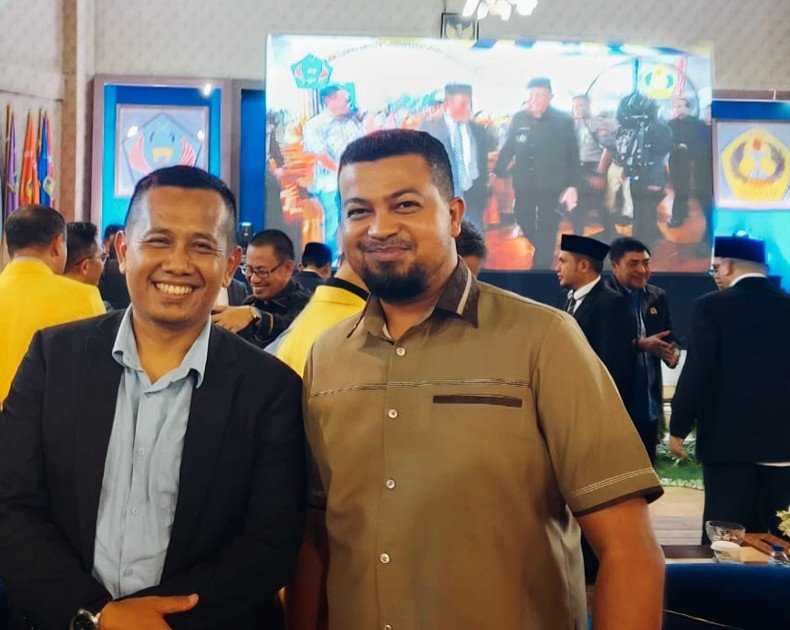 Ketua Komisi IV DPRD Provinsi Gorontalo, Moh. Ikbal Al-Idrus, menghadiri pelantikan Rektor Universitas Gorontalo (UNIGO)/Hibata.id