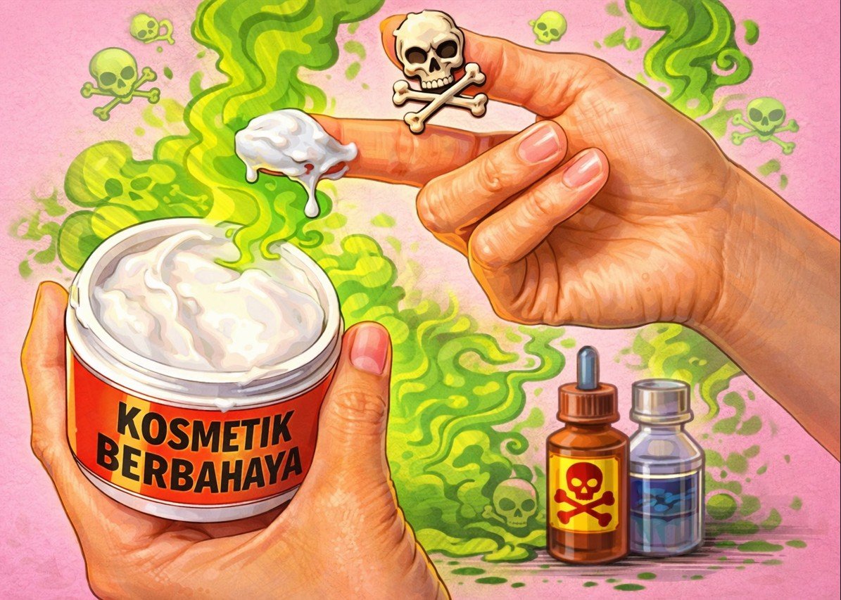 Badan Pengawas Obat dan Makanan (BPOM) menemukan 26 produk kosmetik berbahaya/Hibata.id