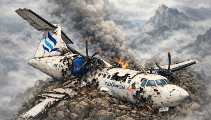 Detik-Detik Penemuan Badan Pesawat ATR 42-500 di Gunung Bulusaraung