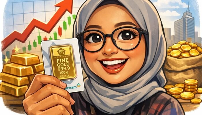 Tembus Rekor Baru, Harga Emas Antam Melonjak Tajam Hari Ini