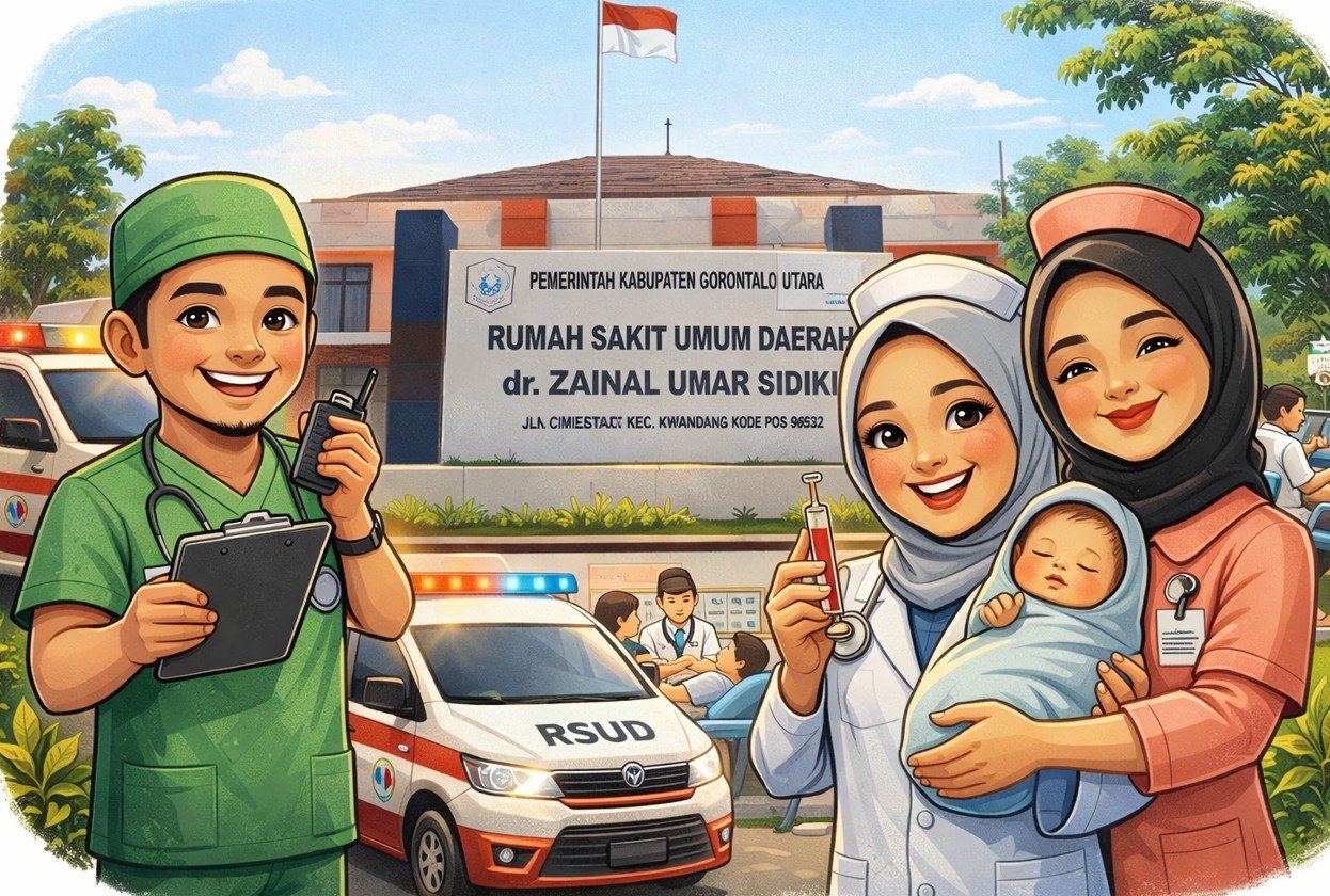 Ilustrasi - Layanan RSUD Zainal Umar Sidiki/Hibata.id
