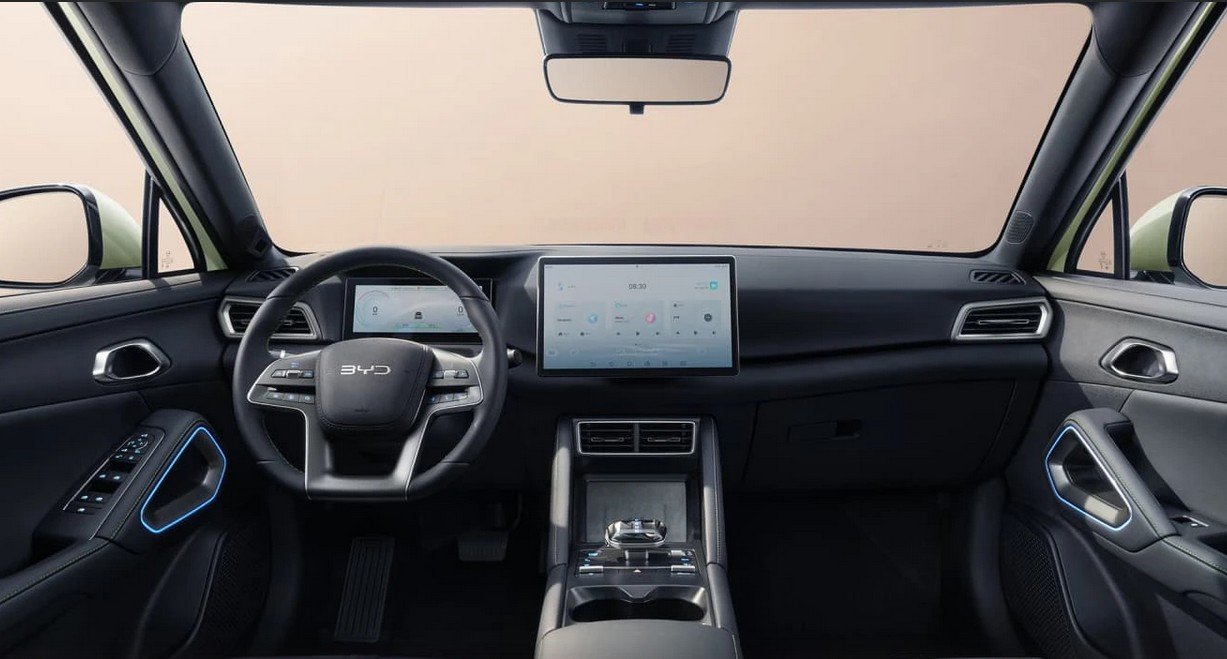 Interior Mobil Listrik BYD Atto 2. Foto: byd.com/Hibata.id