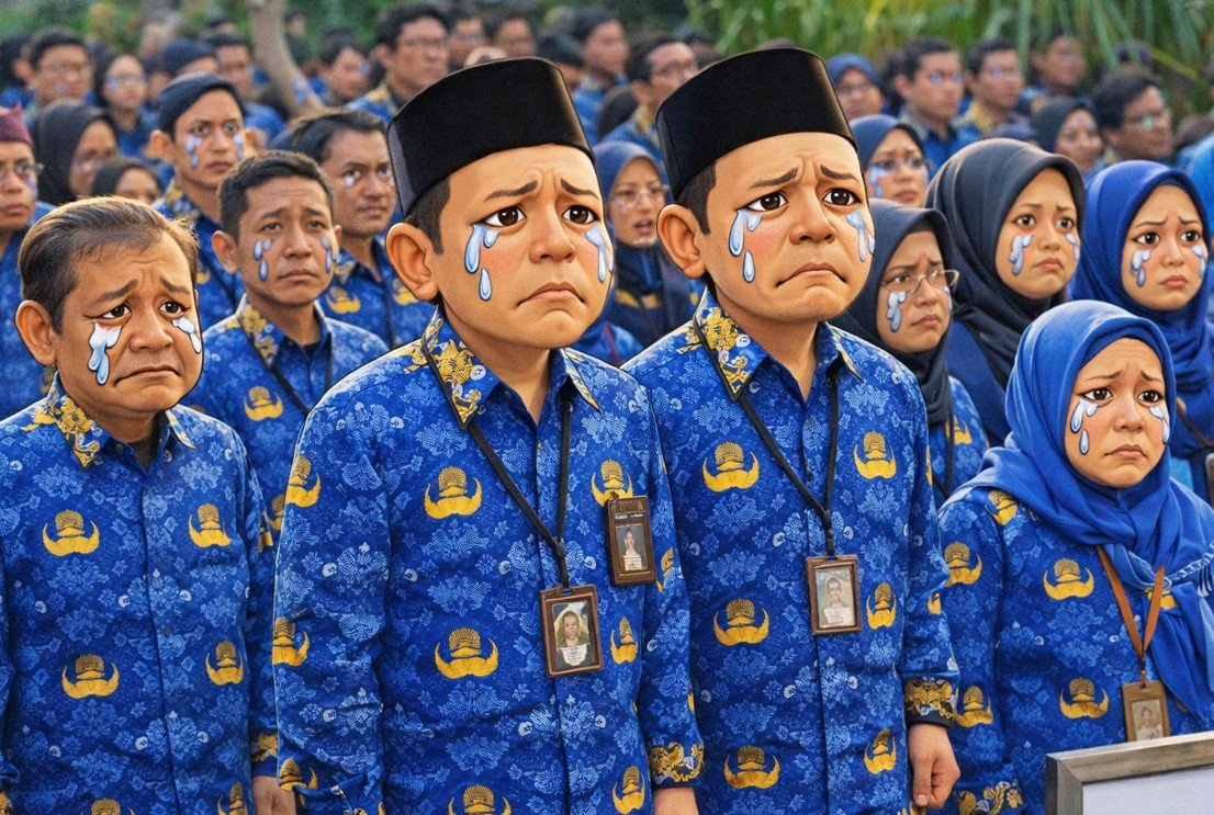 Gaji Tak Pasti, Beban Bertambah: Realitas PPPK Paruh Waktu/Hibata.id