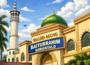 Masjid Agung Baiturrahim Kota Gorontalo/Hibata.id