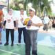 Wali Kota Gorontalo Adhan Dambea membuka turnamen 3x3 Basketball Wali Kota Patriotik Cup 2026 di Lapangan Basket depan rumah dinas Wali Kota Gorontalo, Jumat, 23 Januari 2026. (Foto: Humas Pemkot Gorontalo)