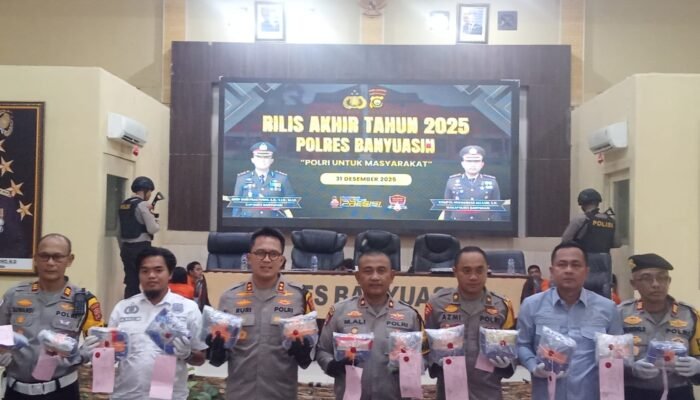 Polres Banyuasin Rilis Capaian Kinerja dan Inovasi Sepanjang 2025