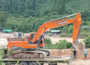 Hari Keempat Penertiban PETI Pohuwato, Identitas Pelaku Masih Gelap 9 Alat berat tambang ilegal Pohuwato/Hibata.id