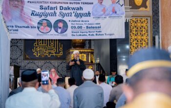 Pemerintah Kabupaten Buton Tengah t saatmenggelar Safari Dakwah dan Ruqyah Syar’iyyah. (Foto: Istw)