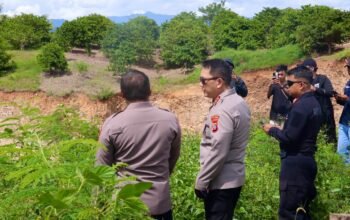 Polda Gorontalo Perketat Pengawasan Tambang Emas Tanpa Izin di Pohuwato 6 Kepala Kepolisian Daerah (Kapolda) Gorontalo Irjen Pol. Drs. Widodo, S.H., M.H., turun langsung meninjau lokasi aktivitas pertambangan emas tanpa izin/Hibata.id