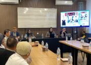 Suasana diskusi bedah KUHP dan KUHAP perspektif jurnalis yang digelar Koperasi GASS di Gorontalo, Selasa malam (20/1/2-2026)/Hibata.id