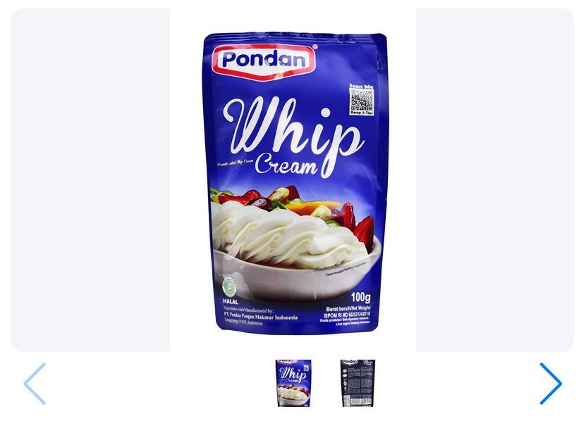 Whip cream menjadi salah satu bahan yang cukup populer di dunia kuliner/Hibata.id
