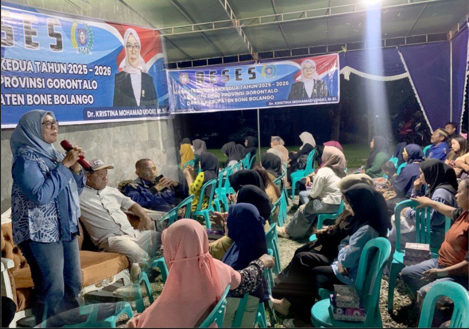 Femmy Udoki, Reses di Desa Ayula Utara, Kecamatan Bulango Selatan/Hibata.id