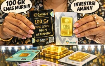 Harga Emas Pegadaian Turun Lagi, Cek Daftar Lengkapnya