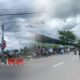 Penutupan jalan akibat Pelaksanaan event balap di Jalan ByPass Bone Bolango, Provinsi Gorontalo/Hibata.id