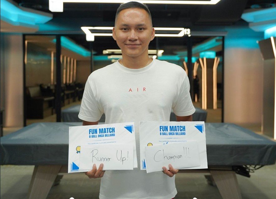 Raja Ayubitia Yudha Admaja, Raja Admaja, prestasi billiard 2025, turnamen billiard Jakarta, juara billiard Indonesia/Hibata.id