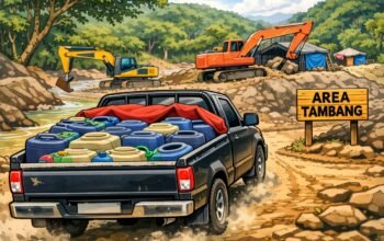 Ilustrasi PETI Pohuwato/Hibata.id