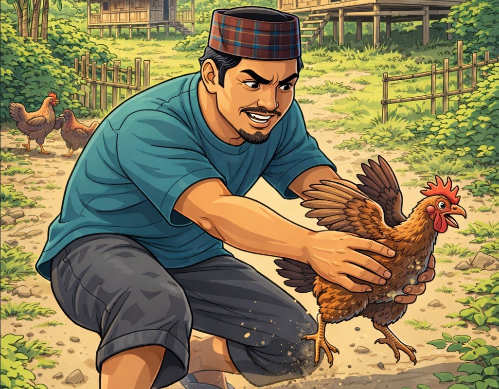 Mongoloto Malu’o, Tradisi Makan Ayam Kampung Sahur Perdana di Gorontalo/Hibata.id