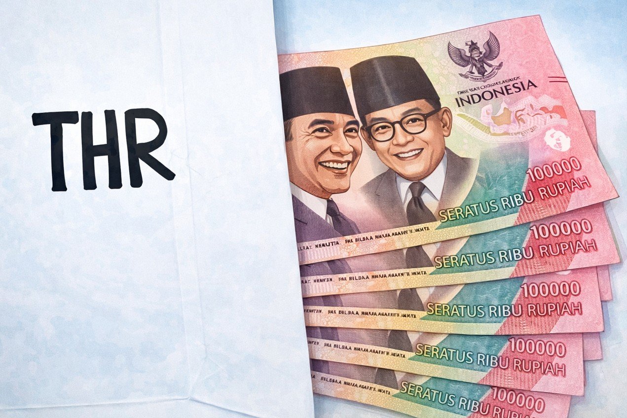Ilustrasi - Tunjangan Hari Raya (THR)/Hibata.id