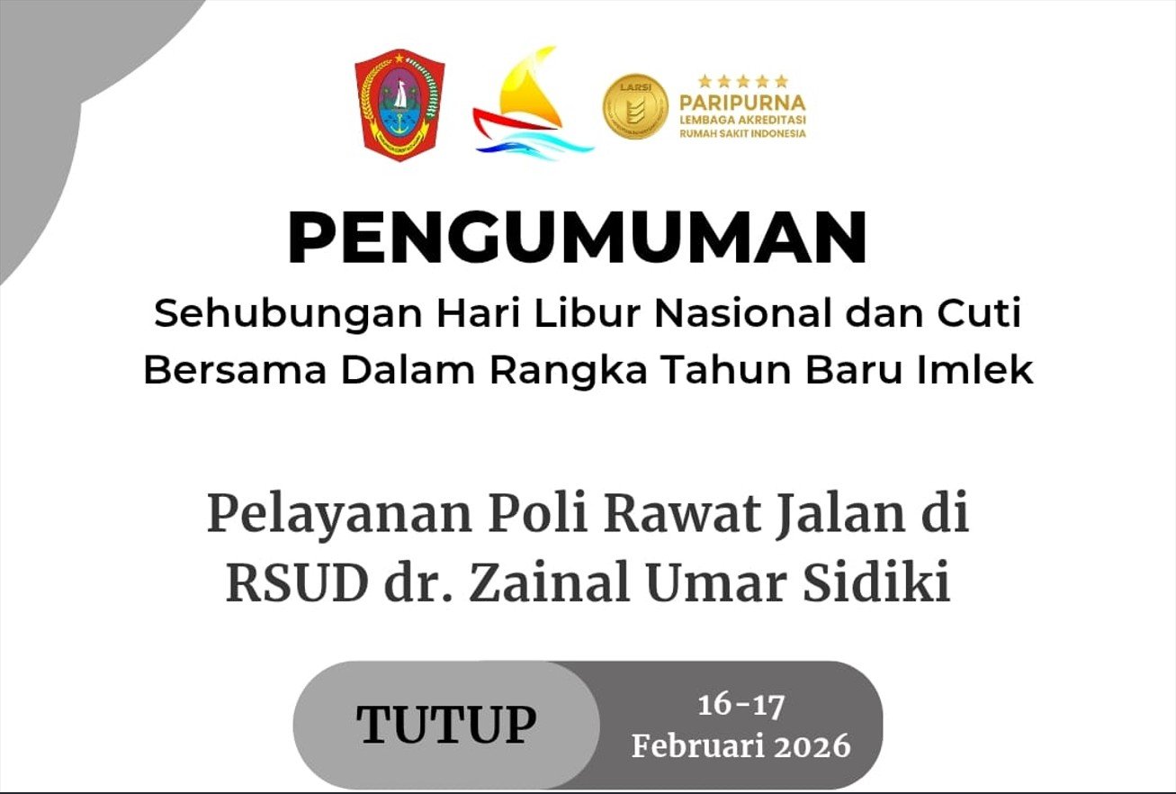 Penutupan sementara poli rawat jalan selama dua hari/Hibata.id