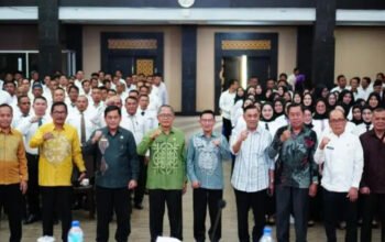 Sebanyak 237 pegawai Perumdam Air Minum Muara Tirta mengikuti asesmen pemetaan kompetensi di Bandhayo Lo Yiladia (BLY), Kota Gorontalo, Jumat, 30 Januari 2026. (Foto: Humas Pemkot Gorontalo)