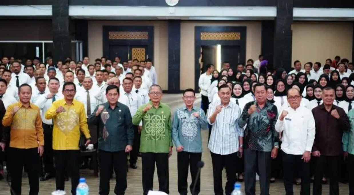 Sebanyak 237 pegawai Perumdam Air Minum Muara Tirta mengikuti asesmen pemetaan kompetensi di Bandhayo Lo Yiladia (BLY), Kota Gorontalo, Jumat, 30 Januari 2026. (Foto: Humas Pemkot Gorontalo)