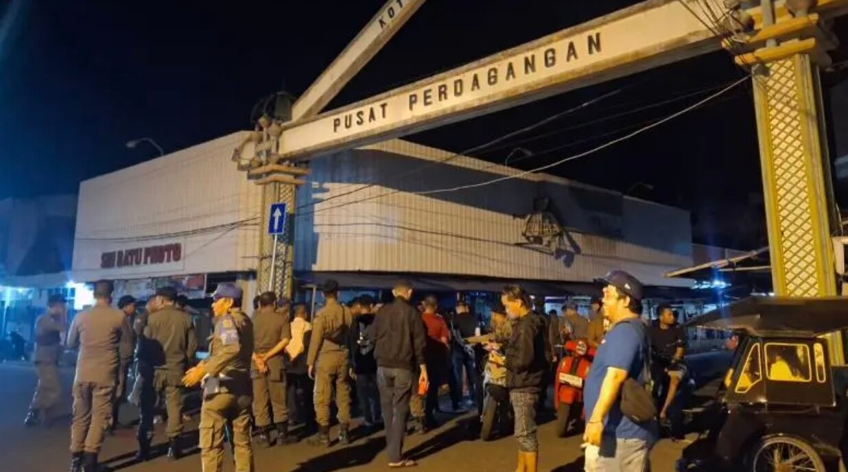 Pengukuran Pasar Senggol di Kota Gorontalo dilakukan di lima ruas jalan yang tersebar di dua kelurahan di wilayah Kota Selatan. (Foto: Humas Pemkot Gorontalo)