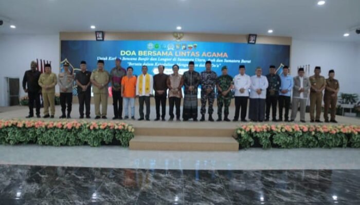 Forkopimda Asahan Gelar Doa Bersama Lintas Agama untuk Korban Banjir