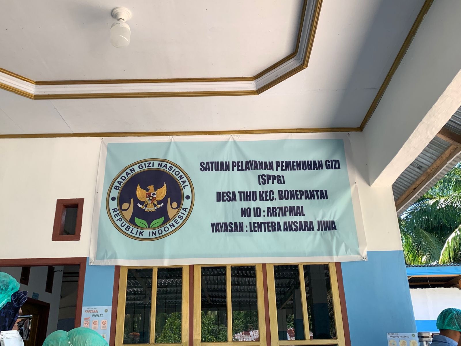 SPPG Desa Tihu Kecamatan Bone Pantai/Hibata.id