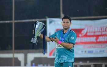 Faisal Hasania Sabet Top Skor Jurnalis Futsal League HPN 2026/Hibata.id