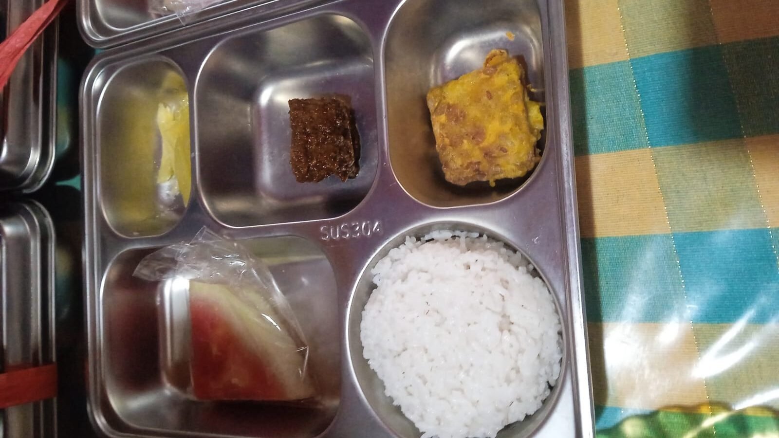 Menu MBG yang disalurkan melalui Satuan Pelayanan Pemenuhan Gizi (SPPG) Desa Ulanta pada 12 Februari 2026/Hibata.id