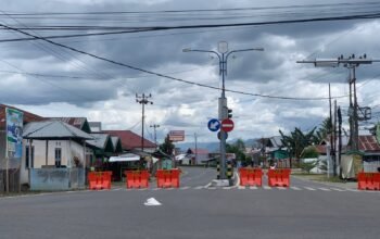 Warga menyebut Jalan ByPass Bone Bolango merupakan jalur vital dan saat ini ditutup/Hibata.id