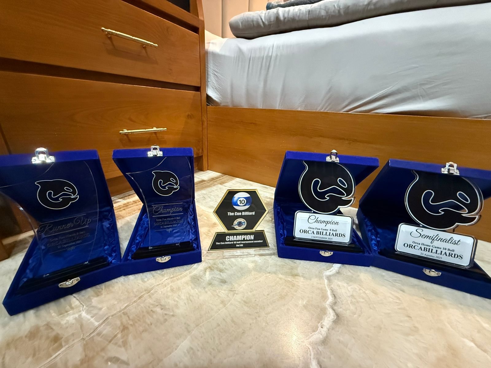 Prestasi billiard 2025, turnamen billiard Jakarta, juara billiard Indonesia/Hibata.id