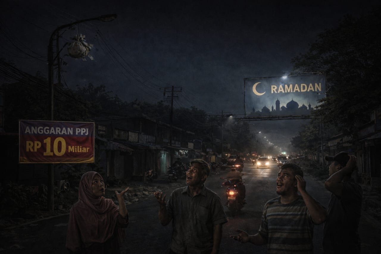 Ilustrasi - Sejumlah warga mengeluhkan kondisi jalan yang gelap pada malam hari/Hibata.id