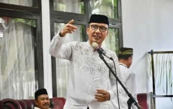 Wabup Lahmudin Hadiri Buka Puasa Bersama Dhuafa, 500 Paket Zakat ASN Disalurkan